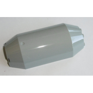 Cylinder Half 3x6x10 met 1x2 Inkeping Light Bluish Gray